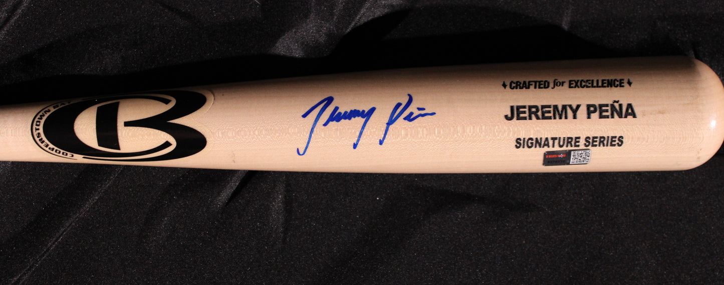 Jeremy Pena Signed Bat