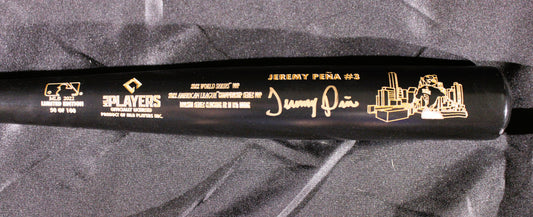 Jeremy Pena Signed Limited Edition Bat