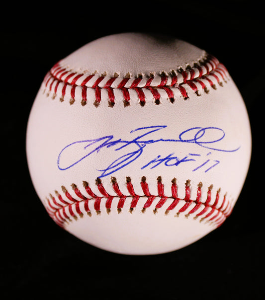 Jeff Bagwell Signed and HOF Inscribed Baseball