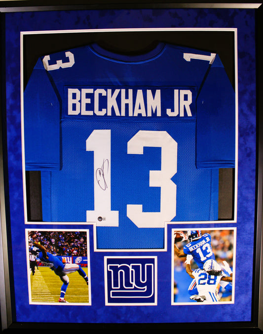 Odell Beckham Jr. Signed Jersey Framed