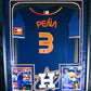 Jeremy Pena Signed Jersey Framed