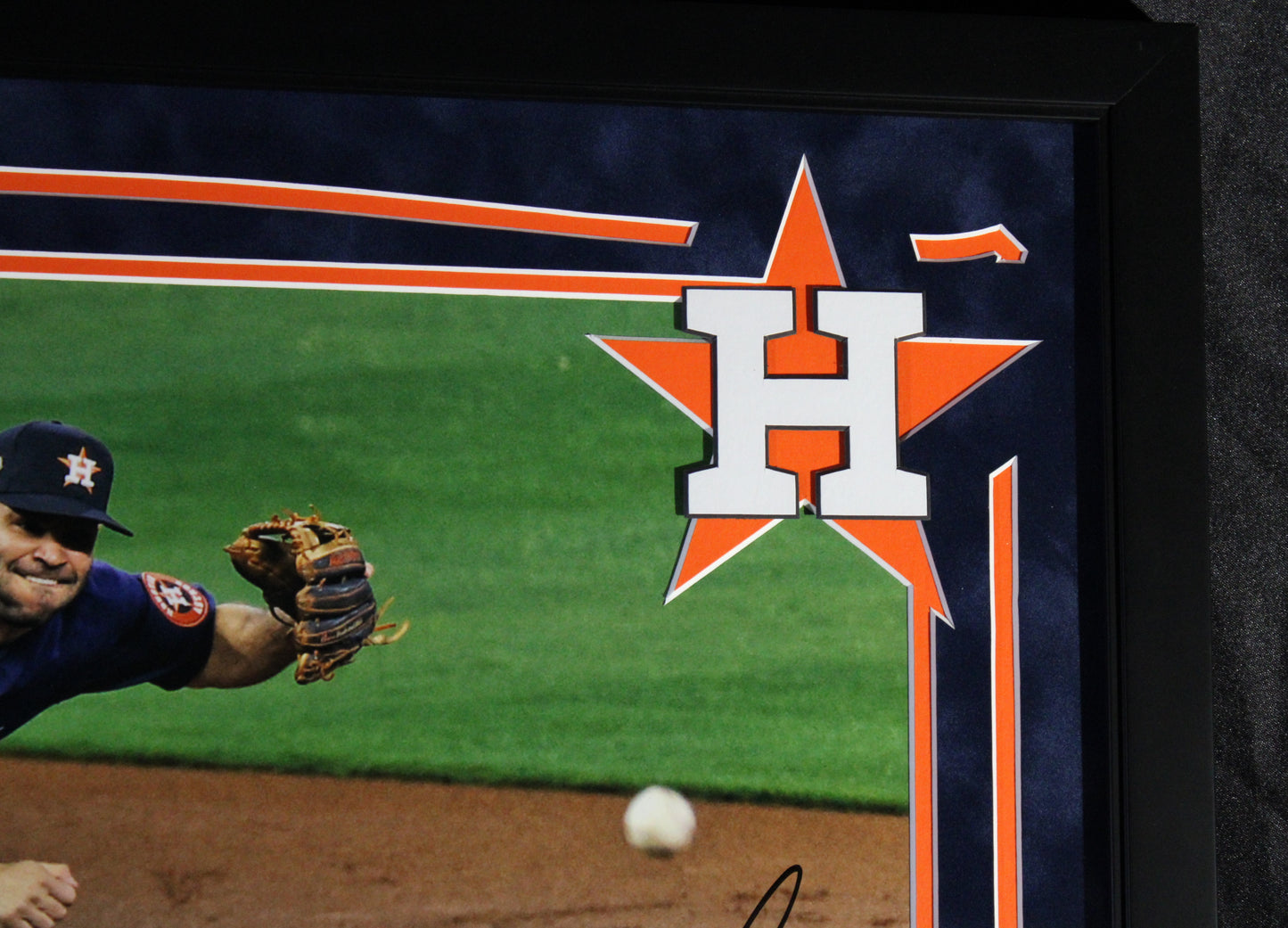 Jose Altuve Signed Framed Photo