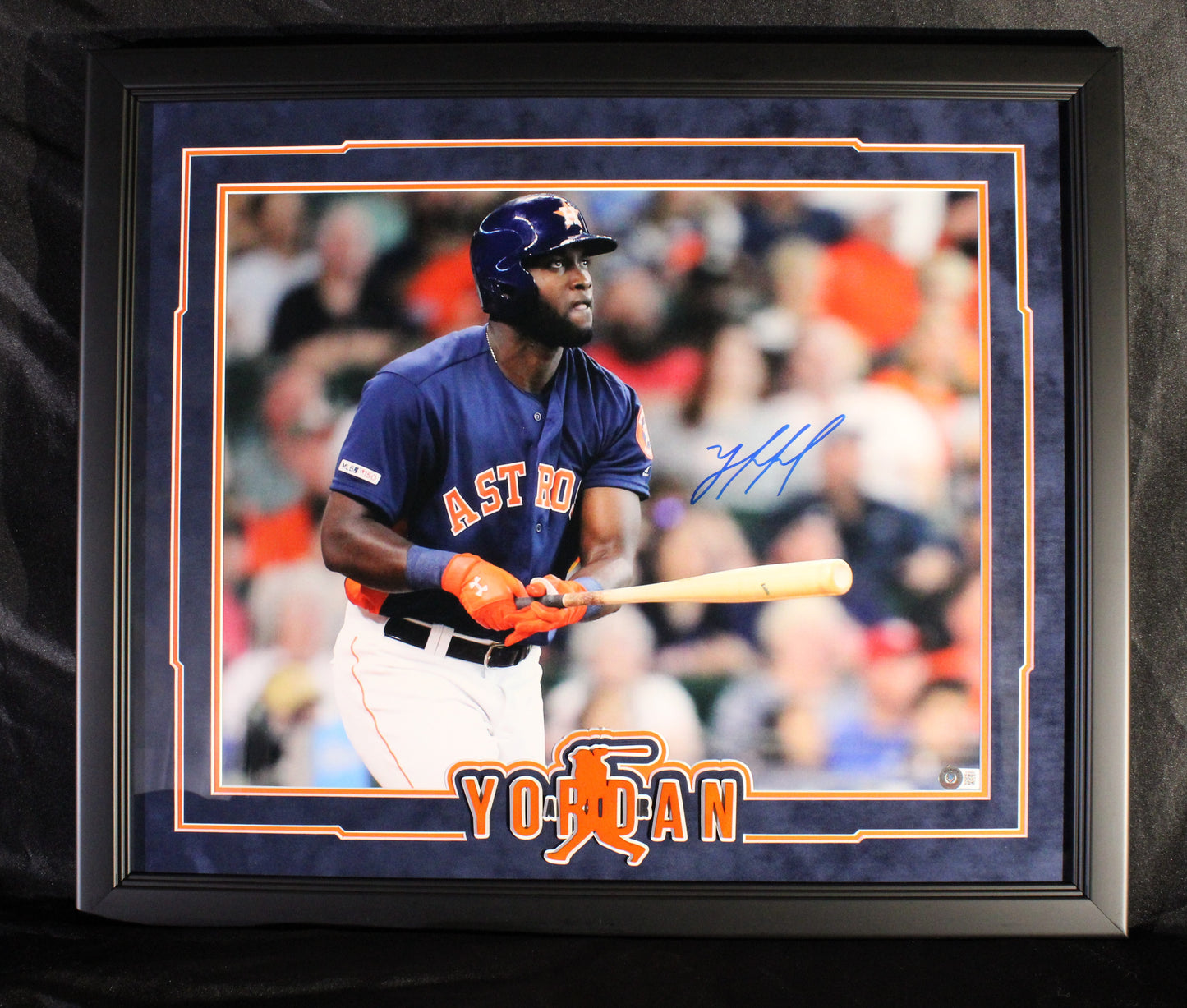 Yordan Alvarez Singed Framed Photo