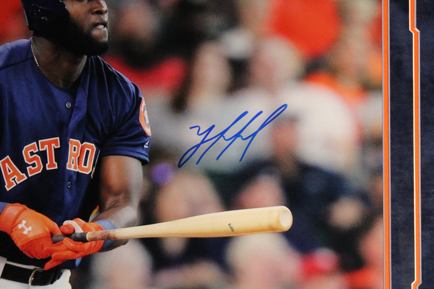 Yordan Alvarez Singed Framed Photo