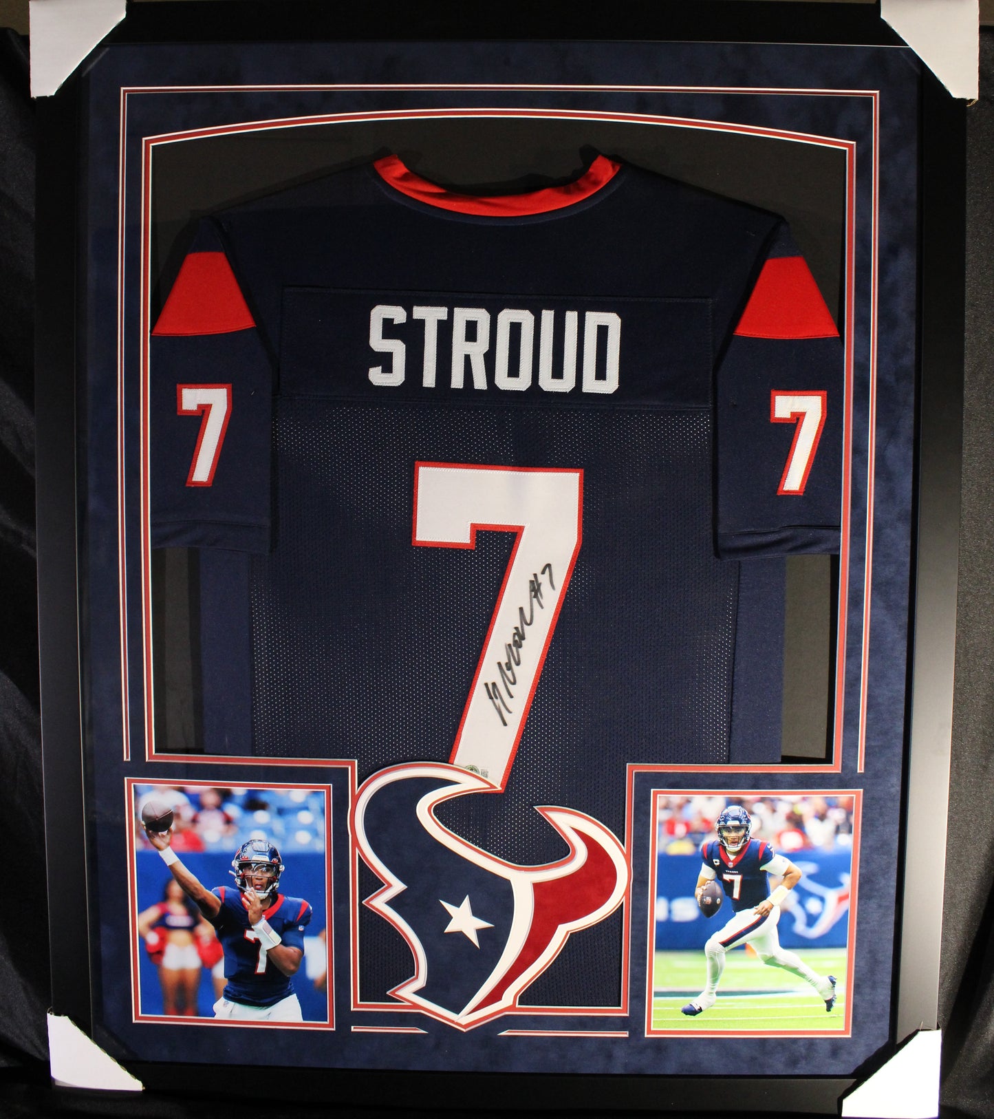 CJ Stroud Singed Framed Jersey