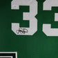 Larry Bird Signed Framed Jersey