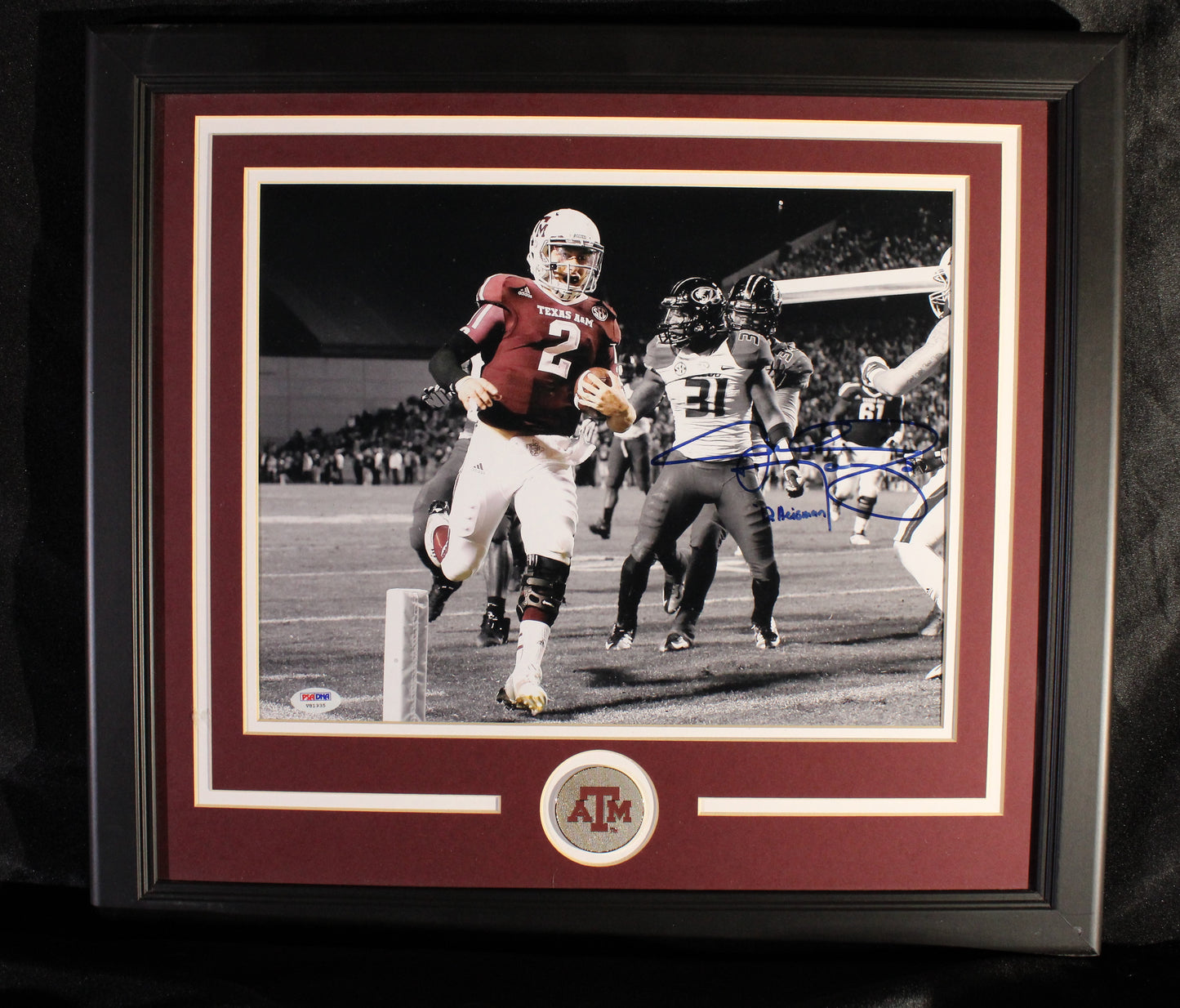 Johnny Manziel Signed Framed Photo