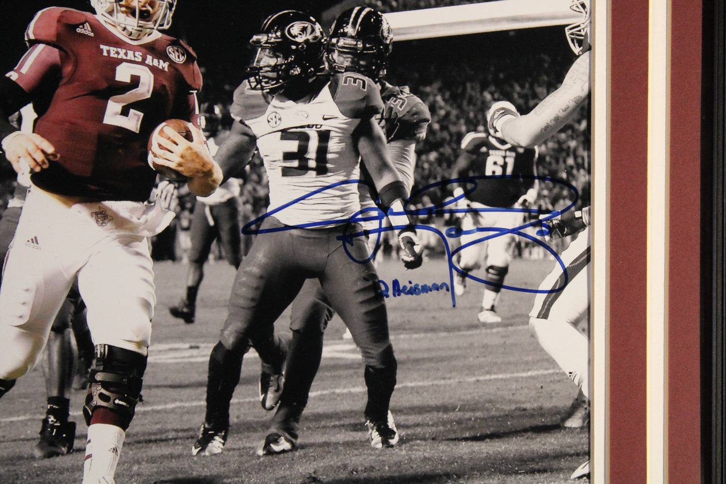 Johnny Manziel Signed Framed Photo