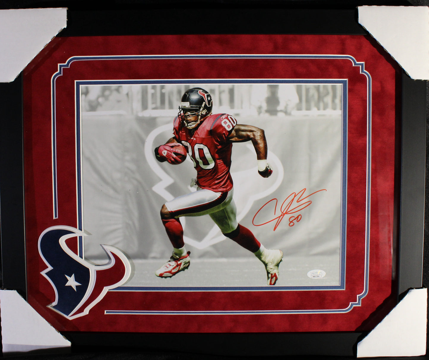 Andre Johnson Signed framed Photo