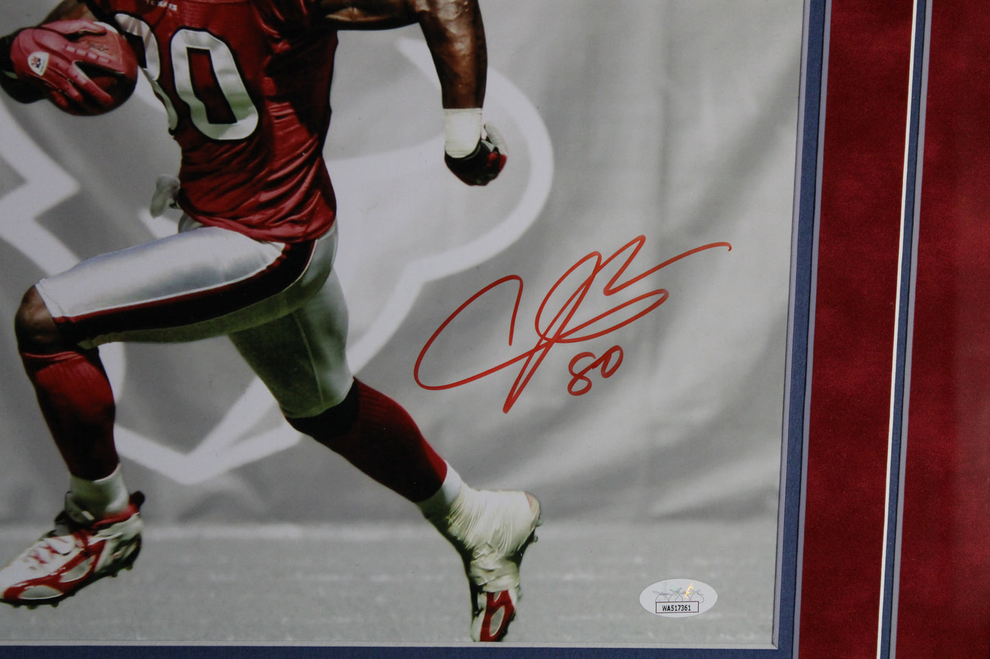 Andre Johnson Signed framed Photo